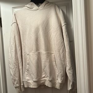 No boundaries cream hoodie sweatshirt size xs